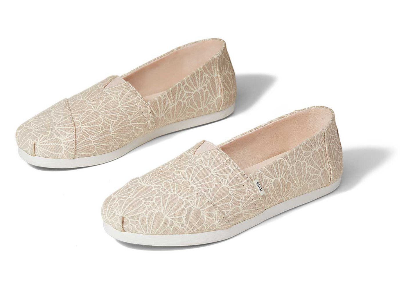 Toms Alpargata Seashell Espadrille Beige - Womens - 31046-HQFO